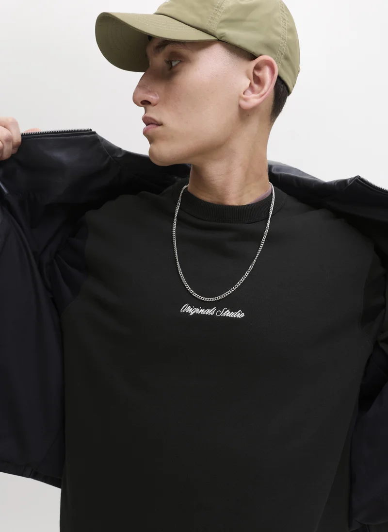 JACK & JONES  Logo Crew Neck Sweatshirt for Men | Best Price UAE