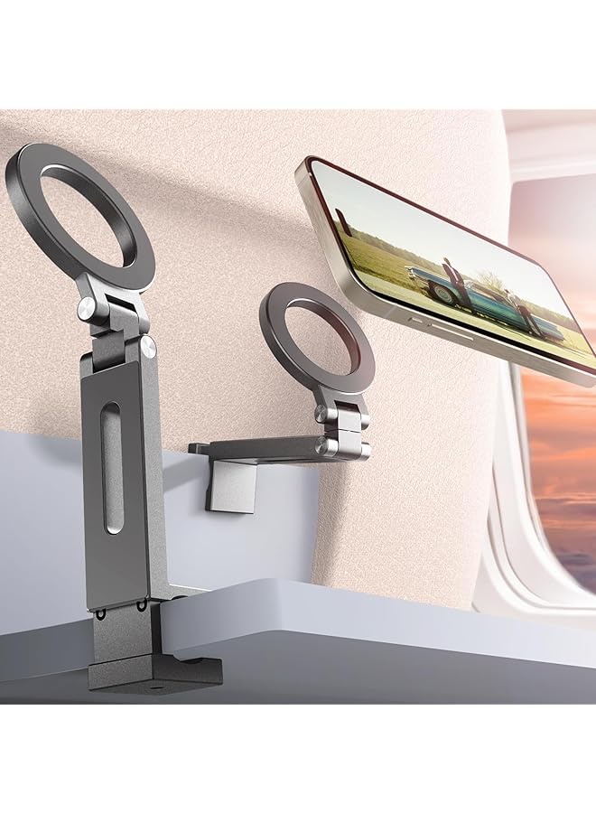 Excefore For Airplane Phone Holder Travel Essentials, Flexible Rotation, Airplane Travel Essentials For 15/14/13/12/,Galaxy S24/23 - Image 1