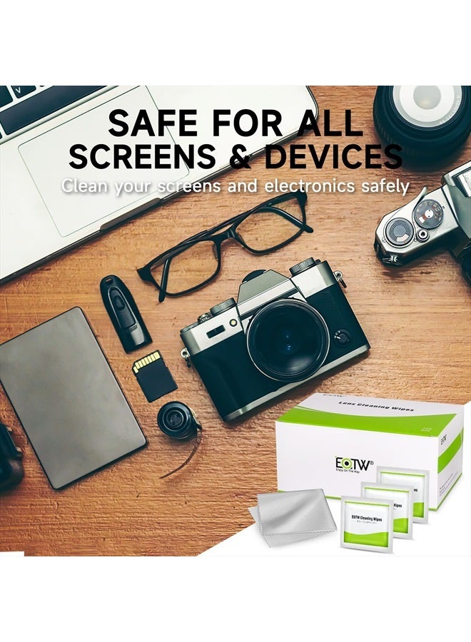 EOTW Screen Wipes Individually Wrapped, EOTW Lens Wipes for Eyeglasses Pre-moistened Computer Phone Glasses Cleaning Wipes for iPhone iPad Tablet PC Computer LED Screen, Pack of 120 - Image 3