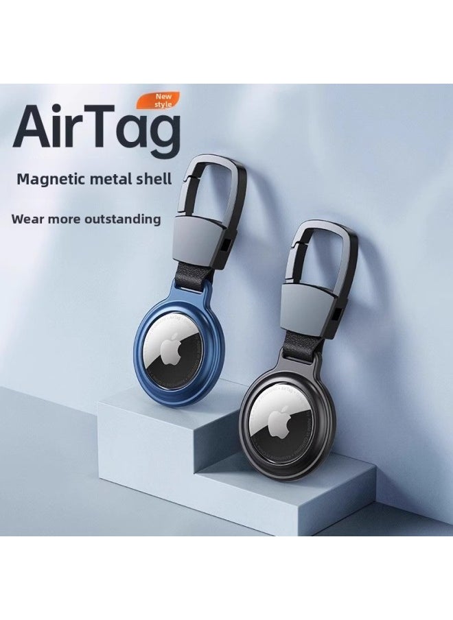 Generic - Suitable For Apple Airtag Protective Case Metal Airtag Case Aluminum Alloy Magnetic Keychain Tracker-Color:Air Tag [red] Magnetic Metal●60 Times Anti-fall●Precise Fit - Image 1