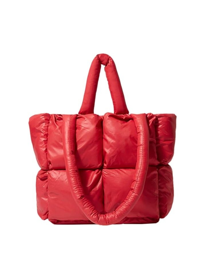 YFGBCX Puffer Tote Bag for Women - Image 1
