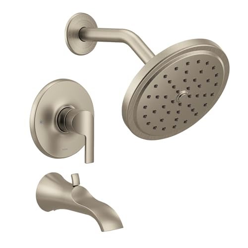 Moen UTS3203EPBN Doux MCORE 3Series 1Handle EcoPerformance Tub and Shower Trim Kit Valve Required Brushed Nickel - Image 1