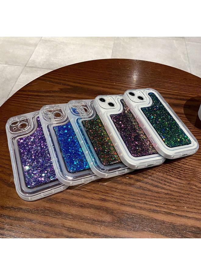 S-TOP Case For iPhone 13 Pro Chameleon Sequins Epoxy Phone Case - Image 2
