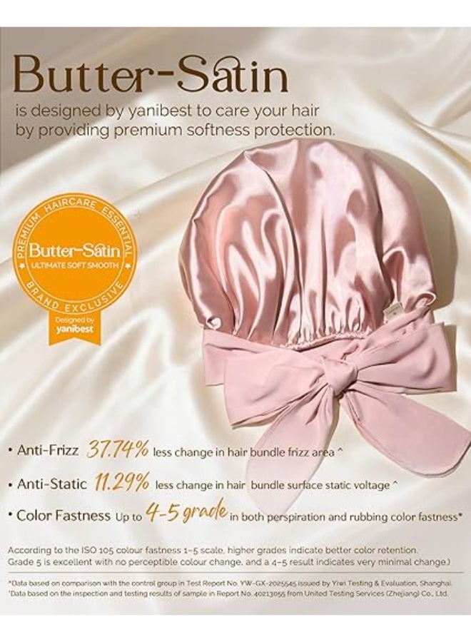 Satin silk nightcap with drawstring, suitable for Black women, can cover curly, naturally wavy hair. - Image 2
