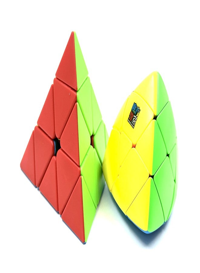 D ETERNAL Speed Cube Combo Set of Triangle and Mastermorphix Cubes Puzzle Game Toy - Image 2
