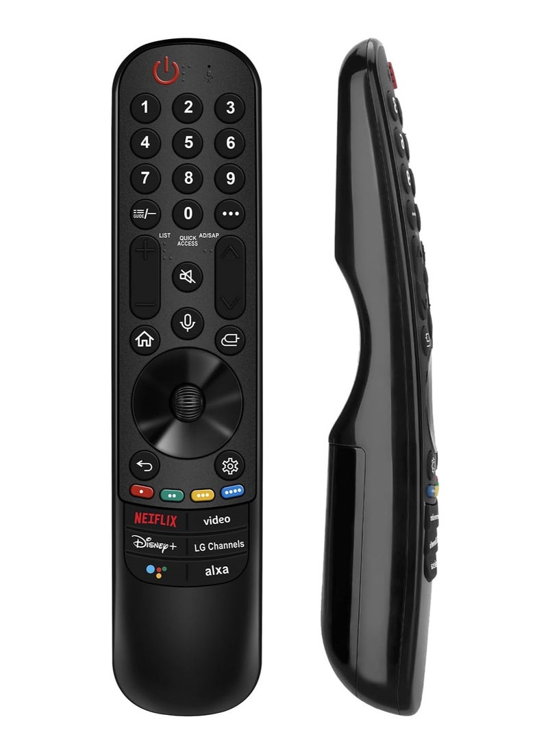 TIGER - Universal LG TV Magic Remote Replacement for 2019–2024 Smart TVs | Compatible with MR20GA, MR21GA, MR22GA, MR23GA, MR24GA | Voice & Pointer Function | Plug & Play | Bluetooth & Infrared | Ergonomic Design | 1-Year Warranty | High Precision Control - Image 1