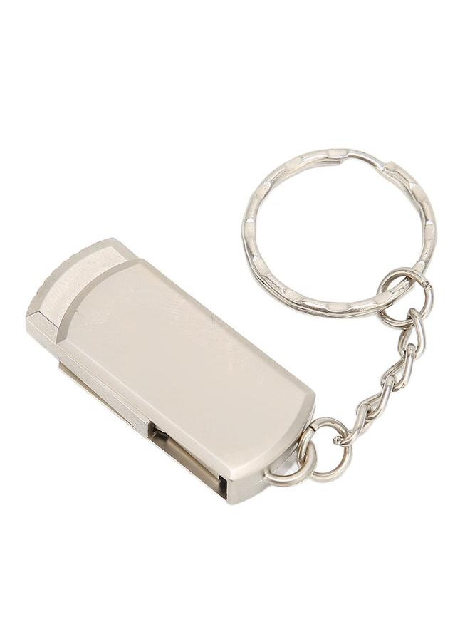 Thoraya usb3.0 + tpye-C mobile phone computer dual-use USB disk with keychain USB3.0 flash memory stick high speed flash drive flash drive thumb drive 64GB silver  - Image 3