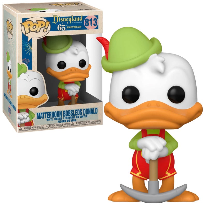Funko Disneyland 65th - Matterhorn Bobsleds Donald Duck in Lederhosen Pop! Vinyl Figure (Bundled with Compatible Box Protector Case) Multicolored 3.75 inches - Image 2