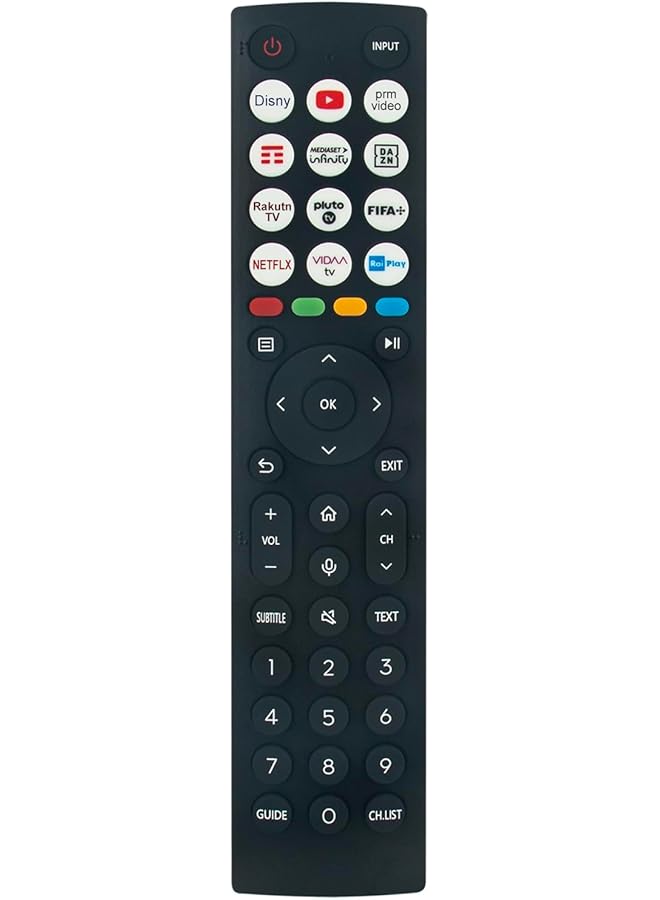 The Bros ERF2N36 0011 Replacement Voice Remote fit for Hisense LED UHD 4K Smart TV 55A6GG 55A6DG 55A6EGTUK 55A6FGTUK1 43A6K 55A63H 65A63H 75A63H - Image 1