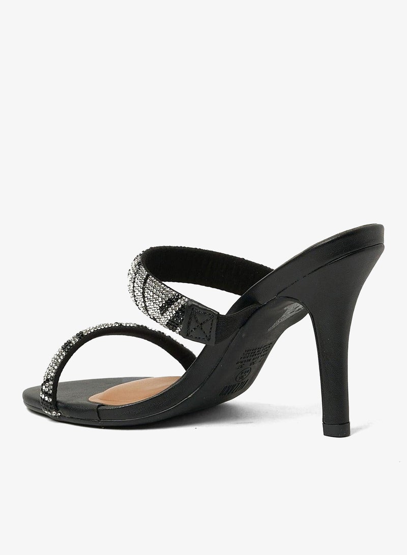 فيزانو صنادل بكعب عريض للنساء - صنادل أنيقة بكعب عالٍ للارتداء اليومي - Image 3