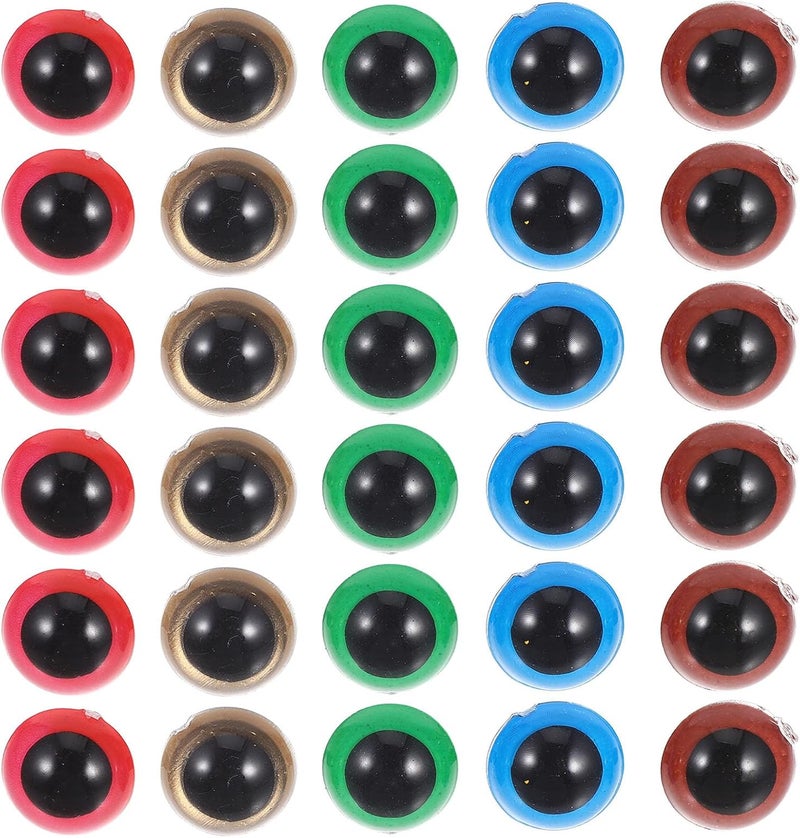 Local trackable shipment DOITOOL 100 Sets Plastic Safety Eyes Round Colorful Craft Stuffed Animal Eyes with Washers for DIY of Puppet Crafts Bear Crochet Doll Labor saving Local supply chain stock User feedback upgraded quality Balanced structure Diverse use resistant crafted quality Flexible anti-break Multi-use qualified quality Transit damage minimized design Integrated practical design Low wear optimized build Trendy widespread design KSA local stock Ergonomic build Safe silicone build Repeated use resistant selected material Secure equipped warehouse Fault optimized construction Polished safe edge Solid anti-deform Advanced compact design All region coverage Light & sturdy Treated anti-rust metal Detachable clean - Image 1