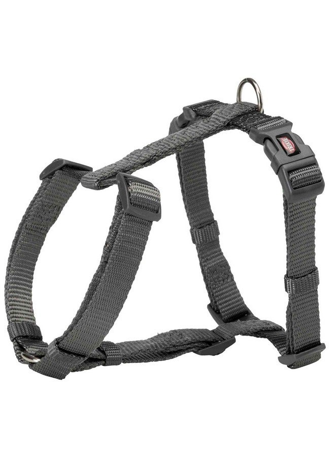تريكسي حزام H للكلاب الفاخر (L-Xl: 75-120 سم/25 مم، جرافيت) - Image 1