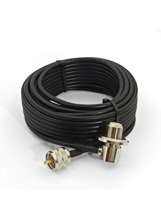 UHF Male to Female 90 Degree Coaxial Cable 1m 50 Ohm Low Loss Extension Cord - Image 4
