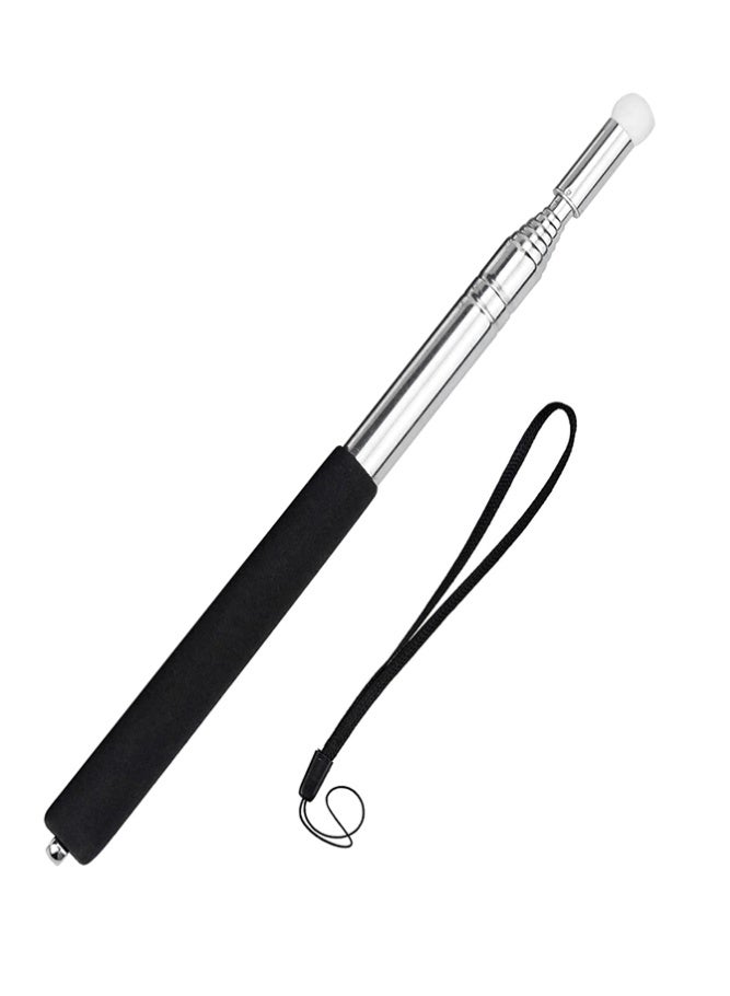 Extendable Teacher Pointer Stick Retractable Telescope Pointer with Lanyard for Classroom Whiteboard and Presentation (1 Meter) - Image 1