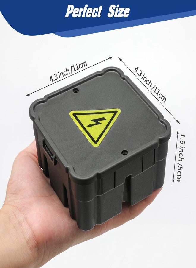 CICHKELY Open Splice Junction Box (2 Pack), One-Piece Junction Box Splice Box. Repair Open Splices, 5 Second Installation Splice Box, Electrical Junction Box, Wire Junction Box - Image 4