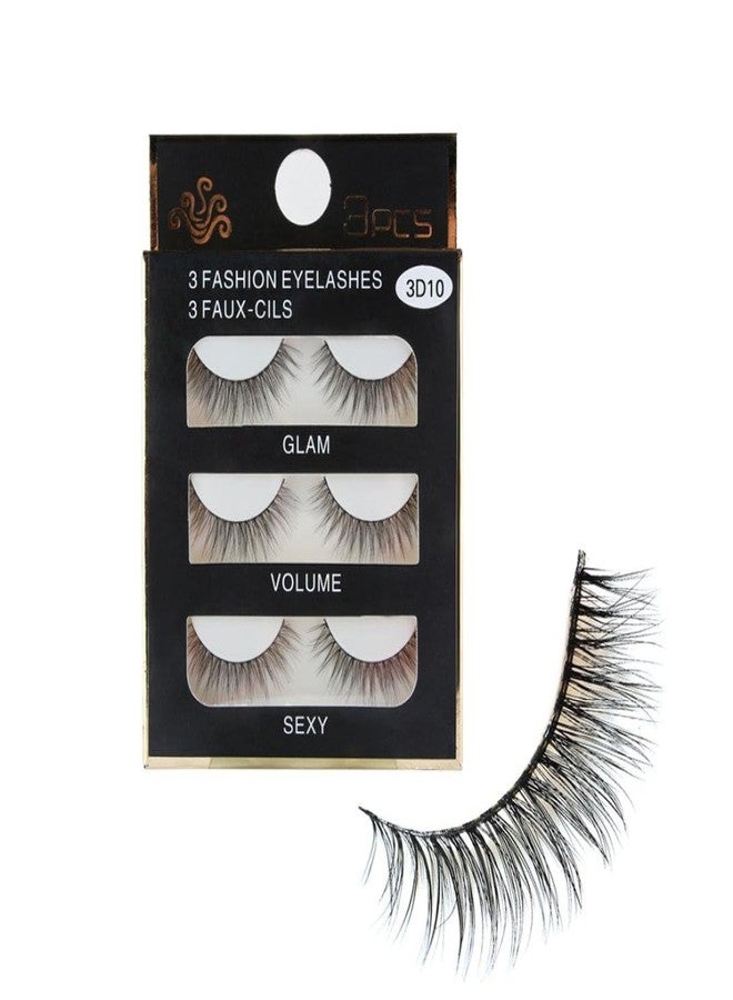 ATIMUNA Premium 3D False Eyelashes - Fluffy, Lengthy & Voluminous Reusable Strip Lashes | Lightweight Natural Appearance Lashes for Everyday Use, Wedding Makeup, Gatherings & Glamorous Occasions - Image 3