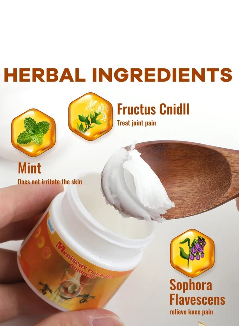 Sumifun مرهم تخفيف ألم الغضروف كريم تخفيف ألم المفاصل رعاية الركبة بلسم سم النحل لعلاج المفاصل جل كريم تخفيف ألم سم النحل 20 جرام - Image 3