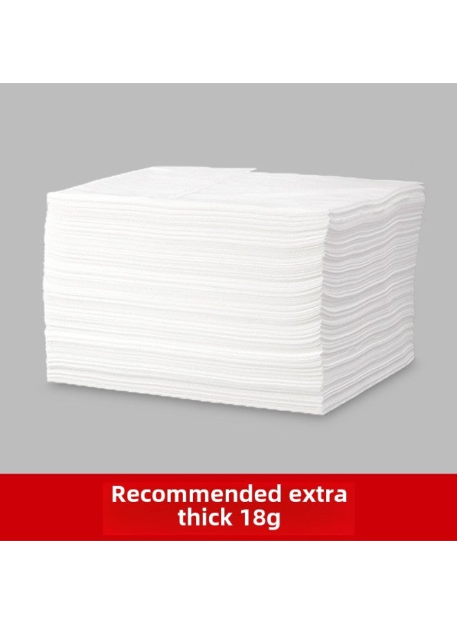 Disposable Bed Sheet Special For Beauty Salon Thickened Extra-large Breathable Waterproof Oil-proof Hotel Dirty-proof Pad Single Non-woven Fabric-Color:Recommended 18g Extra Thick-Specifications:Non-porous 100*180(100 Pieces)  - Image 1