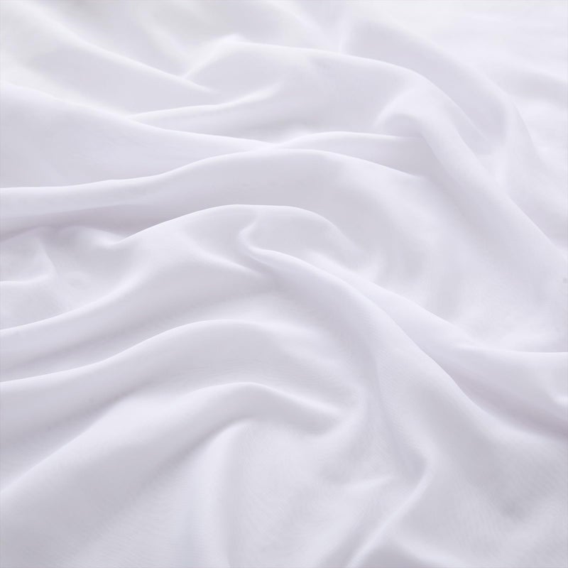 VACVELT White Chiffon Fabric by The Yard 60 Inch Wide Chiffon Sheer Fabric Bolt Wedding Draping Fabric Soft Chiffon Fabric for Wedding Arch Draping Backdrop Party Decoration PreCut 1 Yard