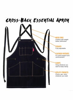 Excefore Tool Apron Canvas Heavy Duty Work with Pockets, for Men, Women, Pro Mechanic, Welding, Woodwork, Blacksmith  - Image 5