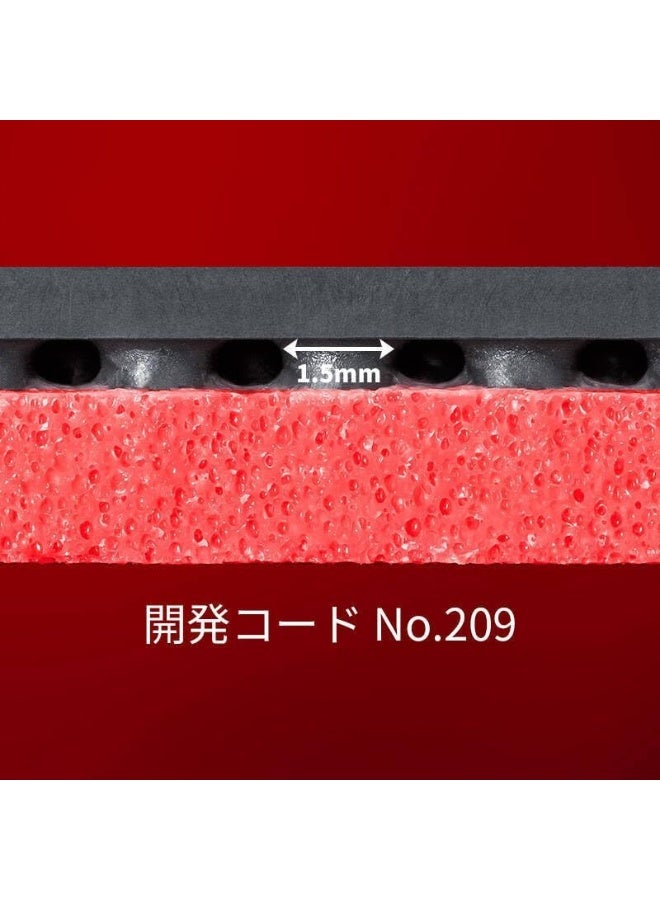 Butterfly Dignics 09C Table Tennis Rubber - 1.9 or 2.1 mm - Red or Black - 1 Inverted Table Tennis Rubber Sheet - Professional Table Tennis Rubber - Rubber of Choice for Timo Boll - Image 5