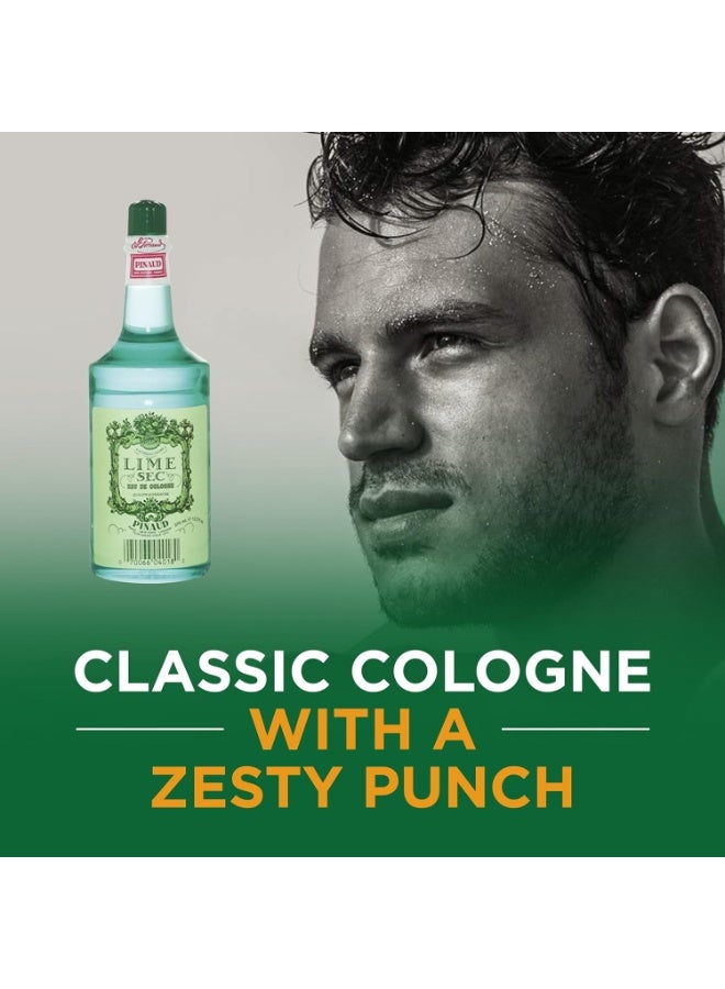 ARDELL Clubman Pinaud Lime Sec Eau de Cologne, Refreshing Citrus Scent, 12.5 Fl Oz - Image 2
