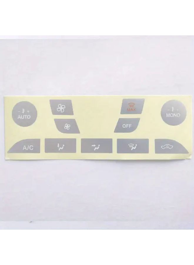 Car Button Repair Sticker Black Air Conditioner Switch Repair Decal Compatible With Focus 1999 2005 - Image 4