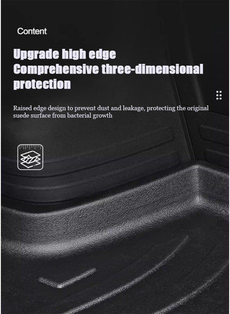 JETOUR Automobile floor mat accessories, suitable for Jetour T2 gasoline car and hybrid car trunk mat, wear-resistant, easy to clean, high-end, material: TPE. - Image 2