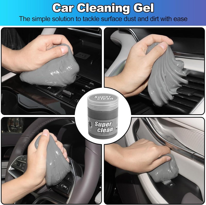 NIKCOSMK Car Cleaning Kit, Car Detailing Kit with Car Vacuum 8000PA High Suction, 22PCS Car Interior Cleaning Supplies with Detailing Brushes, Windshield Cleaner, Storage Bag for Men & Women - Image 5
