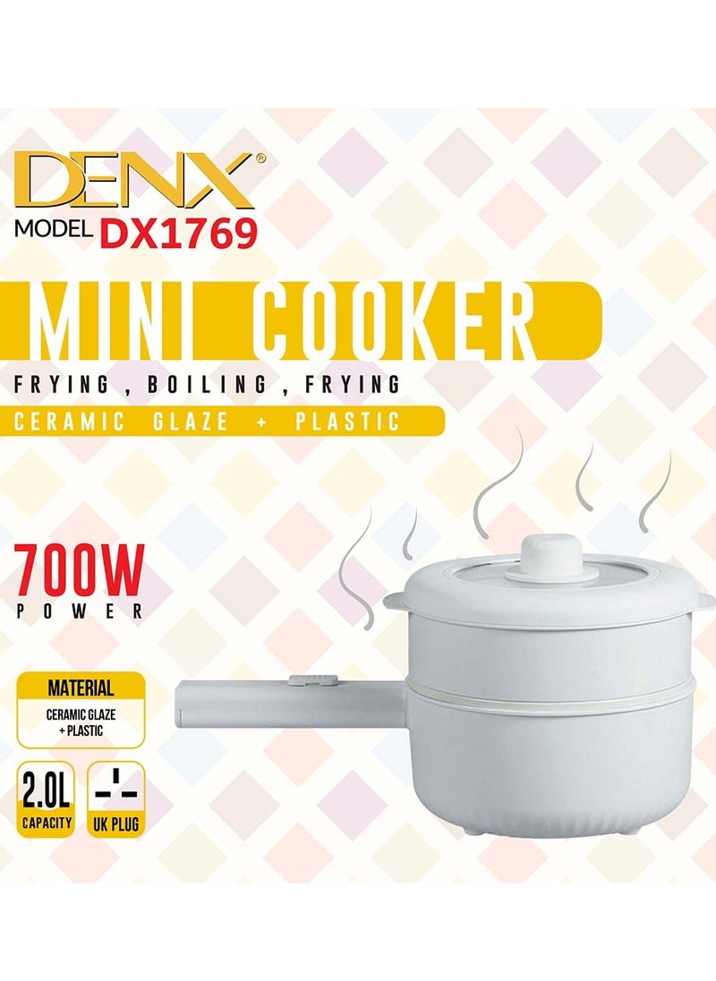 Denx - "DX1769 - Compact and Versatile Mini Cooker for Efficient Cooking" - Image 1