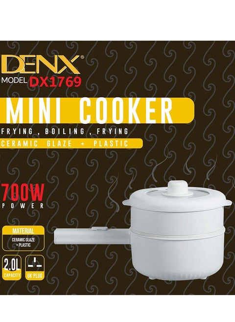 "DX1769 - Compact and Versatile Mini Cooker for Efficient Cooking"