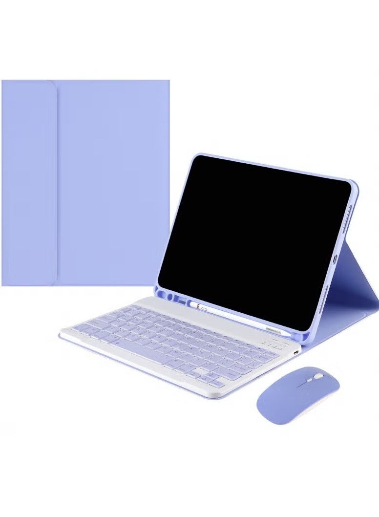 general iPad (A16) 11th Generation Case with Keyboard 11 inch 2025 - Wireless Detachable Folio Keyboard Case for iPad 11 Gen with mouse