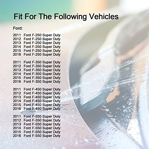 YIENAKFUN Windshield Washer Hose Jet fluid Spray Nozzles repair kit Compatible with Ford 2011-2016 F250 F350 F450 Super Duty BC3Z-17K605-B BC3Z-17603-A Windshield Washer Hose - Image 5
