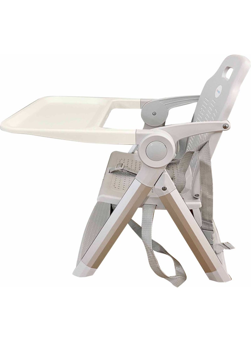 لحظة مرح كرسي طعام للاطفال قابل للطي مع حزام امان وصينية سهلة التنظيف والازالة - Image 3