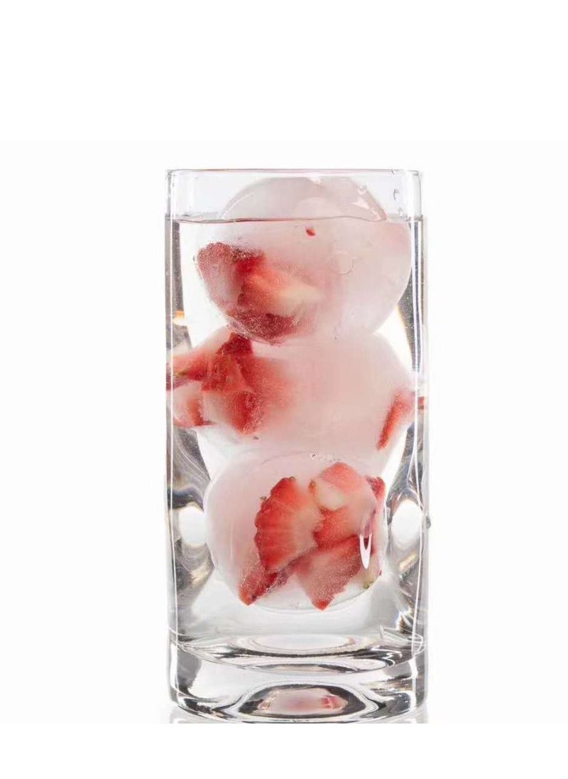 KASTWAVE - 4-Hole Ice Ball Maker Clear 2 Pieces 23 X 6.5 X 5.5Cm - Image 1