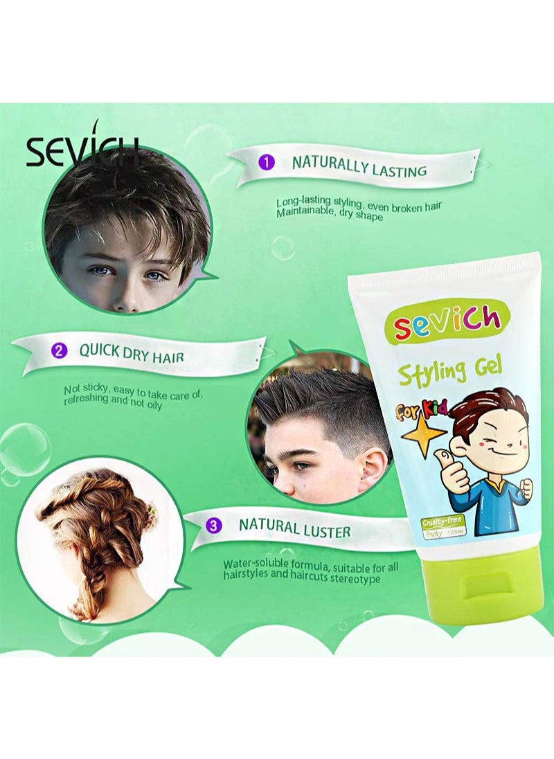 Kids Hair Gel 125ml，Plant-Based Safe Hair Styling Gel for Babies Toddlers，Kids，Medium-Hold Light Smell Hair Gel，Natural For All Hair， Safe & No Sulfates Colors Dyes - pzsku/Z6FB29EB375C86D6A03E0Z/45/_/1704182022/ee4730b9-a95f-4909-b841-96c2ba15cd2e