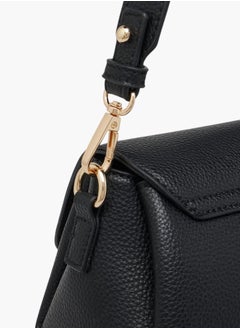 Flora Bella By Shoexpress Women's Logo Accent Crossbody Bag with Twist Lock Closure and Detachable Strap  - Image 5