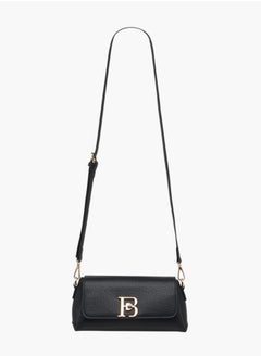 Flora Bella By Shoexpress Women's Logo Accent Crossbody Bag with Twist Lock Closure and Detachable Strap  - Image 2