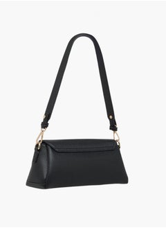 Flora Bella By Shoexpress Women's Logo Accent Crossbody Bag with Twist Lock Closure and Detachable Strap  - Image 3