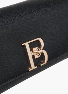 Flora Bella By Shoexpress Women's Logo Accent Crossbody Bag with Twist Lock Closure and Detachable Strap  - Image 4