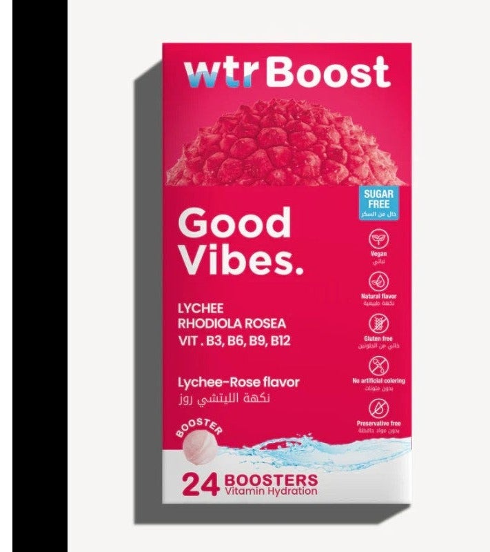 WTR BOOST GOOD VIBES LYCHEE EFF 24S