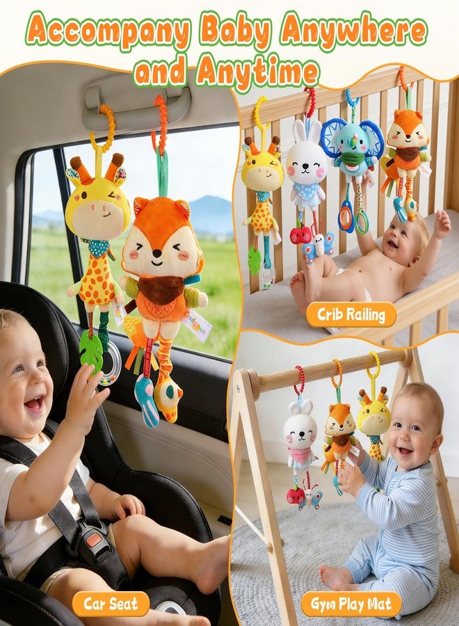YELUFT Baby Toys for 0 3 6 9 12 Months, Baby Hanging Toys, Car Seat Stroller Crib Gym Baby Rattle Toys with Teether for Newborn Infants Toddlers Baby Boys Girls Gifts - Image 4
