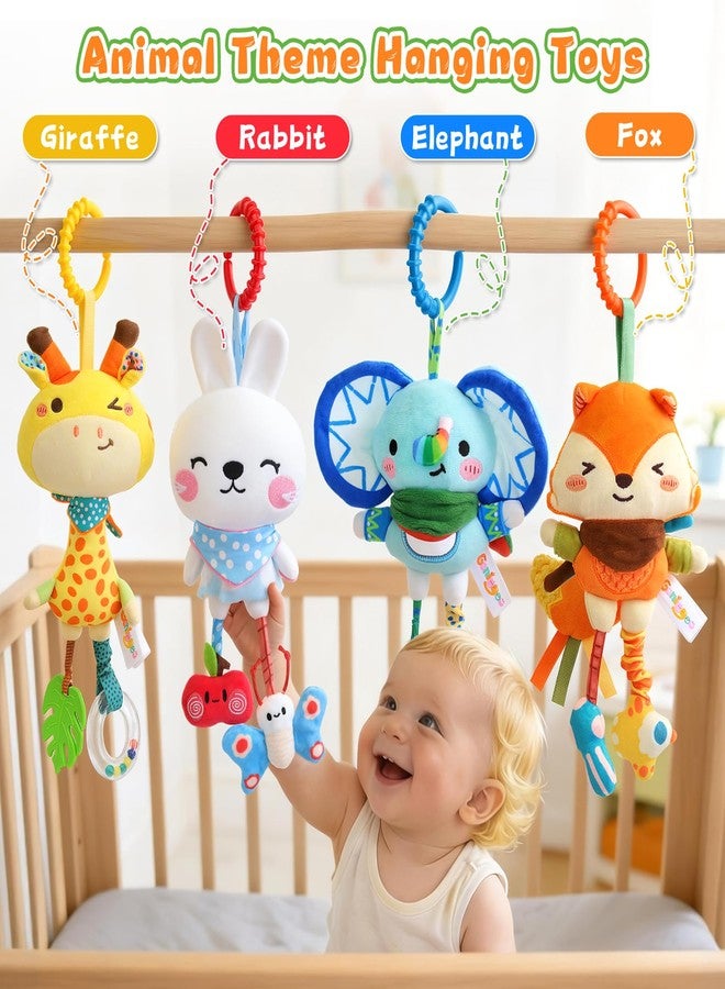 YELUFT Baby Toys for 0 3 6 9 12 Months, Baby Hanging Toys, Car Seat Stroller Crib Gym Baby Rattle Toys with Teether for Newborn Infants Toddlers Baby Boys Girls Gifts - Image 3
