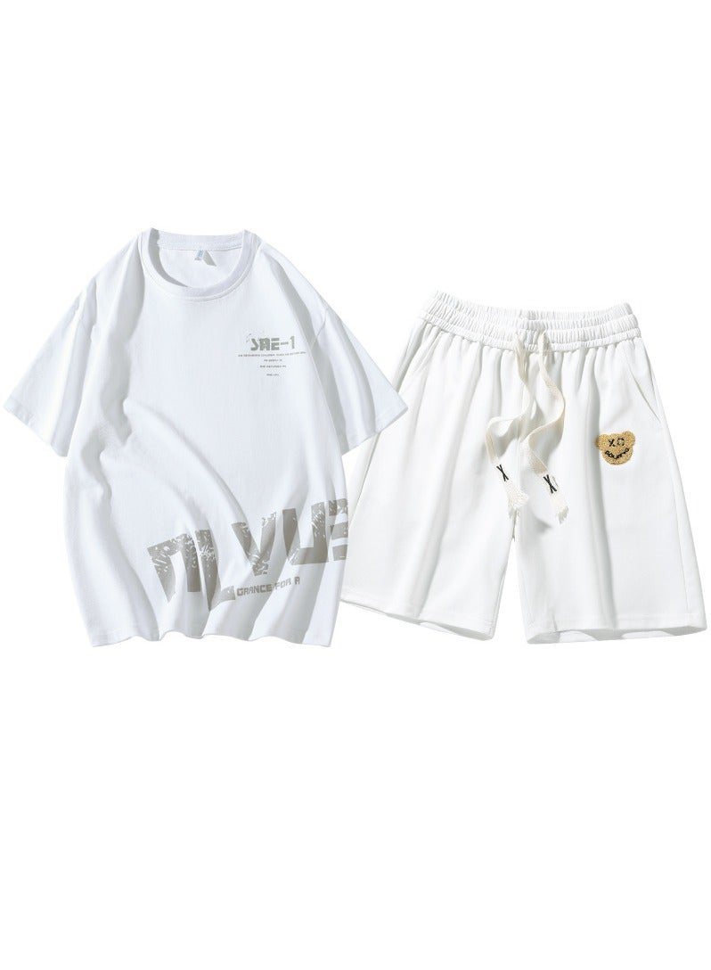 KUYING New Fashion Versatile Short Sleeve Set 