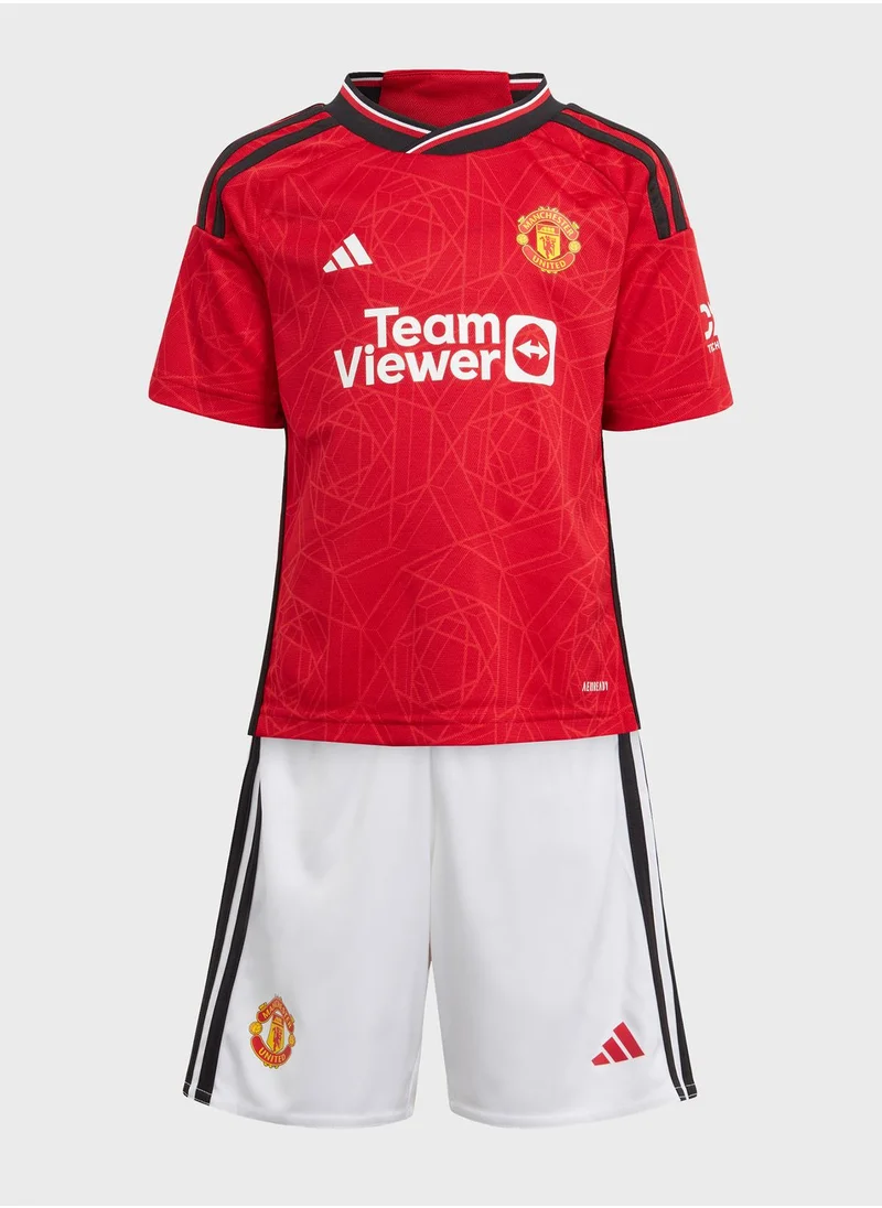 Adidas Manchester United Home Mini Kit Set