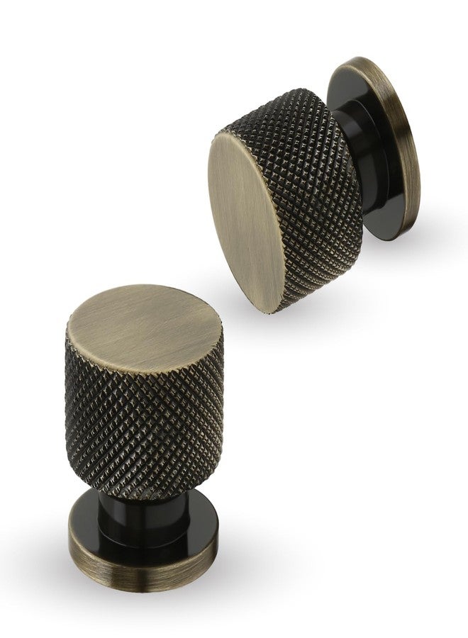 LAPO 10 Piece Drawer Knobs for Cabinet, Wardrobe, and Dresser - Stylish & Durable Aluminum Door Knob Handle for Kitchen, Bathroom, and Furniture (Antique Finish) - Image 1