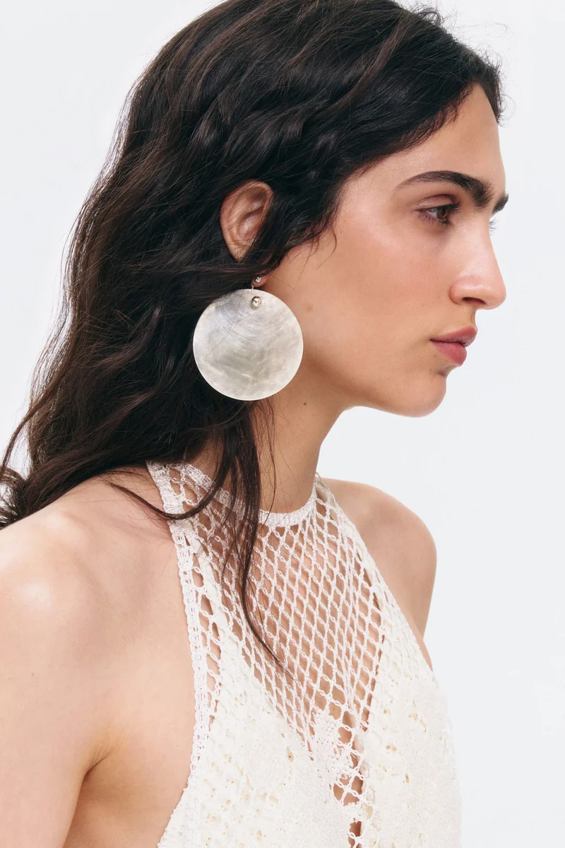 H&M Seashell earrings