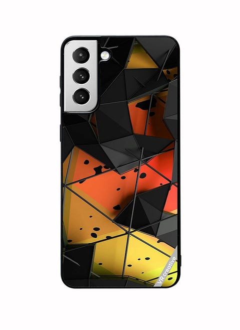 Protective Case Cover For Samsung Galaxy S22 Plus 5G Abstract Design Multicolour