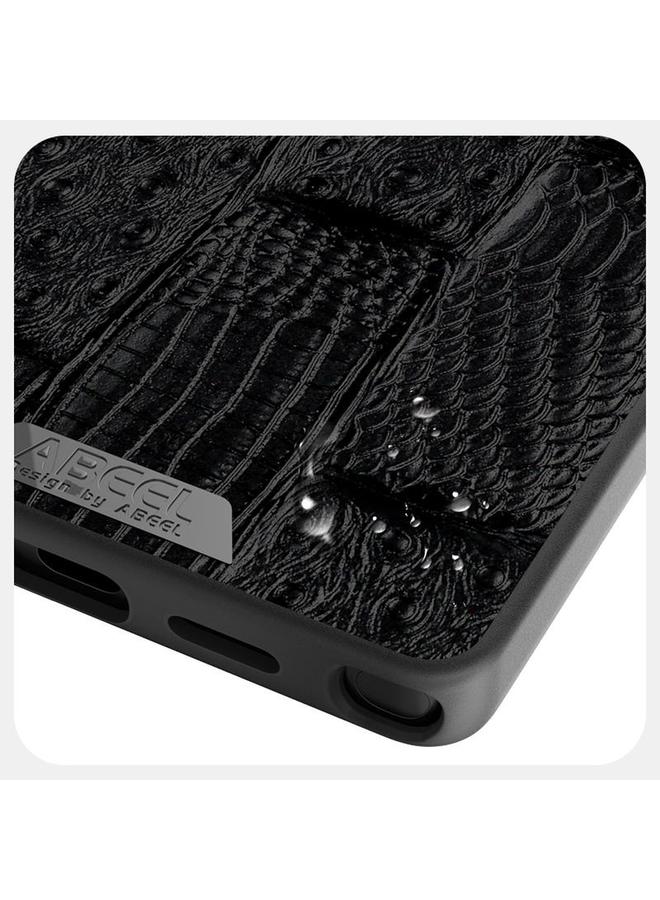 S-TOP Case For Samsung Galaxy S25 Ultra 5G ABEEL Beast Pattern 6D Micro-Embossed MagSafe Genuine Leather Phone Case - Image 3