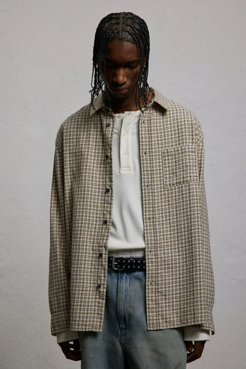 H&M Loose Fit Flannel shirt